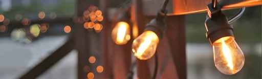LED girlandová žiarovka 1W, teplá biela
