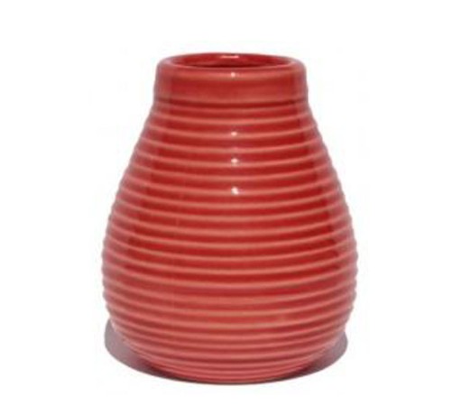 Nádoba na matero červené yerba maté, 350 ml
