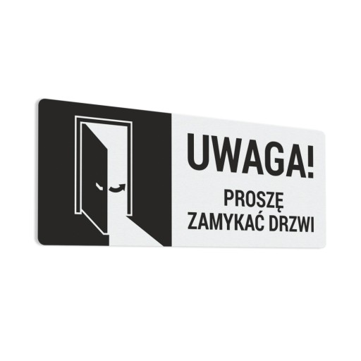 Nálepka - Zatvorte dvere 10x25