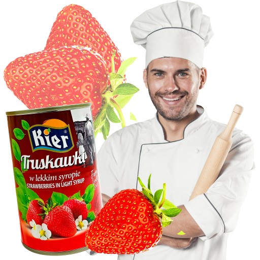 JAHODY V SIRUPE SVETLÁ 410G SRDCE