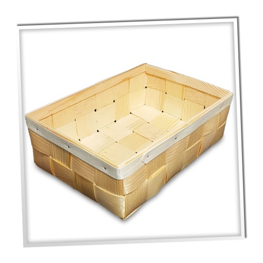 Drevená BOX Nádoba na ovocie Łuba DECOUPAGE