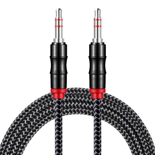 DLHÝ SILNÝ KÁBEL 1,5M AUX MINI JACK 3,5MM Oplet