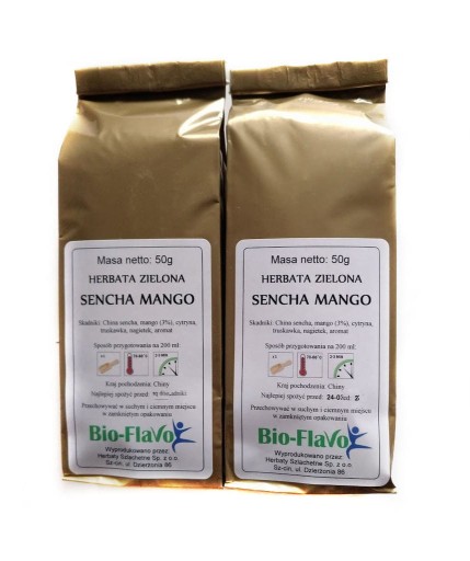 SENCHA MANGO zelený čaj 50g