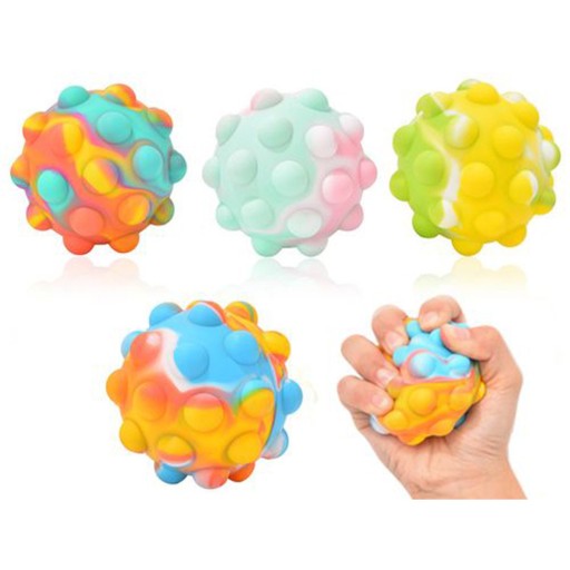 ANTISTRESOVÁ HRAČKA GNIOTEK POP IT GUĽA PUSH BUBBLE SENSORY COLOR