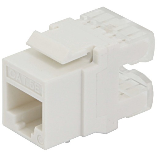 KEYSTONE RJ-45 MODUL ZÁSUVKY RJ45 CAT.5E BIELA