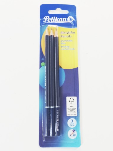 HB / B / 2B sada ceruziek 3ks PELIKAN