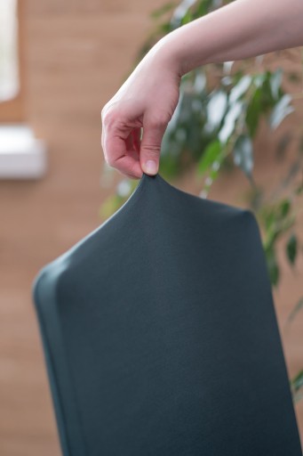 Poťah na stoličku BOTTLE GREEN, univerzálny