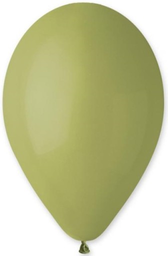 PASTELOVÉ Balóny Boho Green Olive 12 palcov 25 ks.