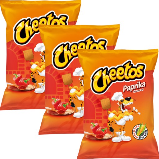 Cheetos Pepper Crisps Príchuť chrumkavá paprika 3x130g