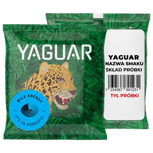 Yerba Mate Yaguar Wild Energy vzorka STRONG 50g