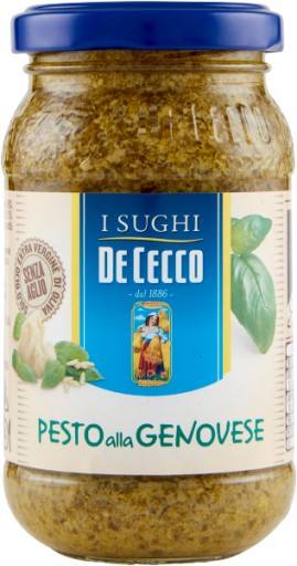 Talianske Pesto Genovese con Parmigiano Reggiano DE CECCO bez cesnaku 190g