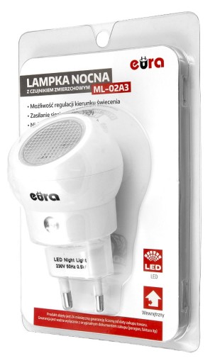 LED NOČNÁ LAMPA do zásuvky, súmrakový senzor