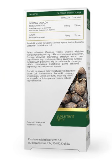 Saw Palmetto extrakt | PROSTATA MOČOVÝ SYSTÉM