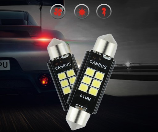 C5W žiarovka CANBUS - registrácia Audi A4 B6 B8