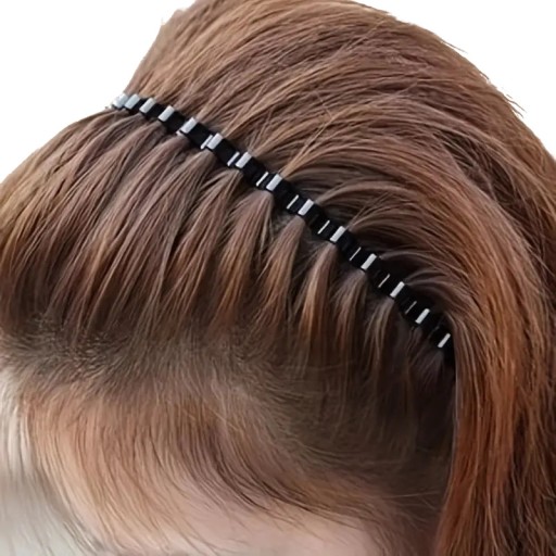 KOVOVÝ DRŽIAK NA VLASY BLACK WAVE