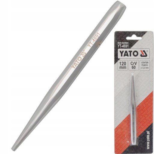 YATO KUŽELOVÁ TEPOVACIA LIŠTA 120MM šesťhranná YT-4691