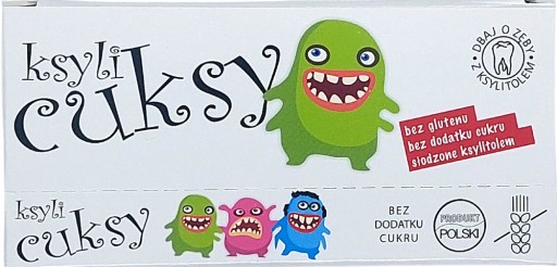 KsyliCuksy päť mätových cukríkov Przemian 13 g