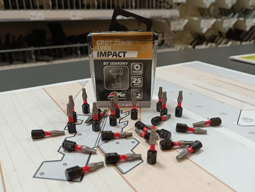Nárazový hrot bitu pre skrutkovač K2 Impact TX15 TORX T-15 S2 25mm