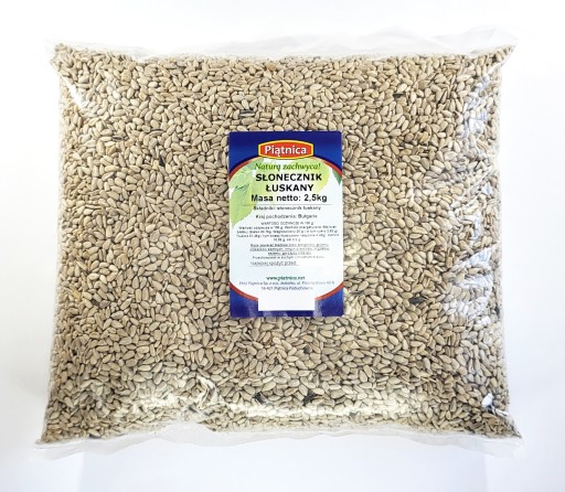 SLNEČNICOVÉ LÚPANÉ PREMIUM 2,5 kg SLNEČNICOVÉ SEMIENKO PIATNICA
