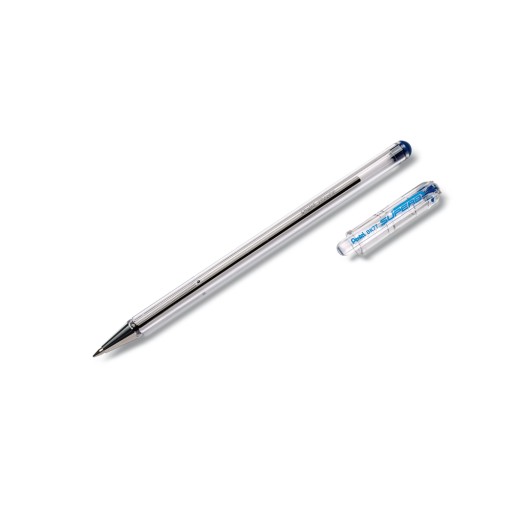 Tradičné guľôčkové pero PENTEL BK77, 0,7 mm, MODRÁ