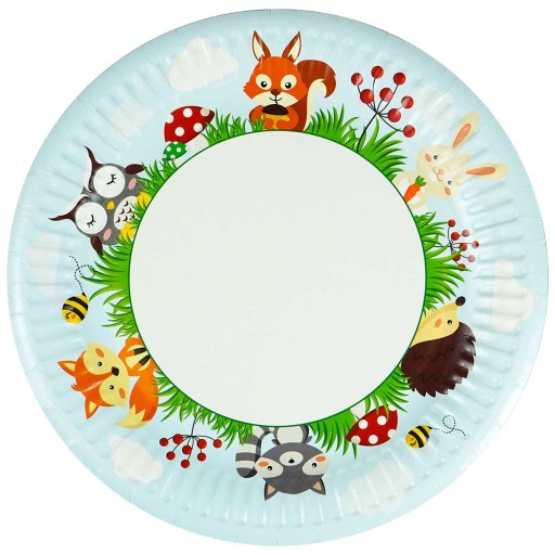 Woodland Forest Animals 18 cm taniere, 8 kusov