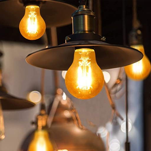 LED žiarovka E27 Filament 12W A60 AMBER 1200lm