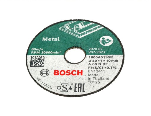 BOSCH KORUNDOVÝ DISK EASYCUT&GRIND 50mm/1,0mm