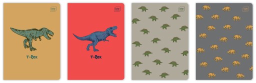 ŠKOLSKÝ ZÁPISNÍK A5 32 listov KONTROLOVANÉ DINOSAURY T-REX