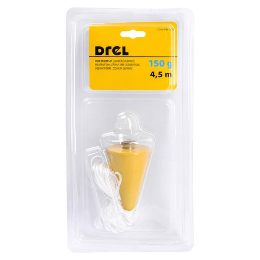 Murovaná olovnica Drel IPM-1015 150g, lano 4,5m