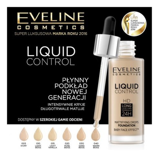 Eveline Cosmetics Liquid Control HD základ 040