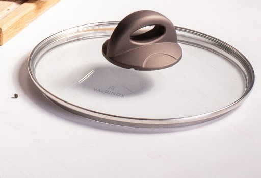 Žiaruvzdorná sklenená pokrievka na panvicu Valdinox Aurum, 24 cm