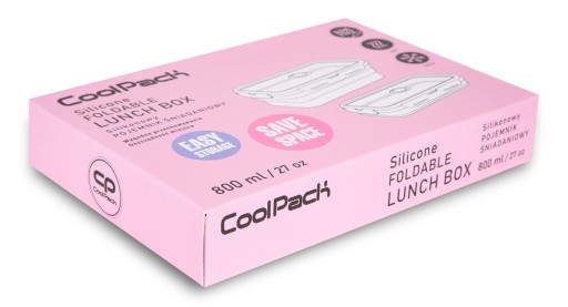 COOLPACK SILIKÓNOVÝ OBEDNÍK 800 ml PRÁŠKOVÝ ŠPIČKA