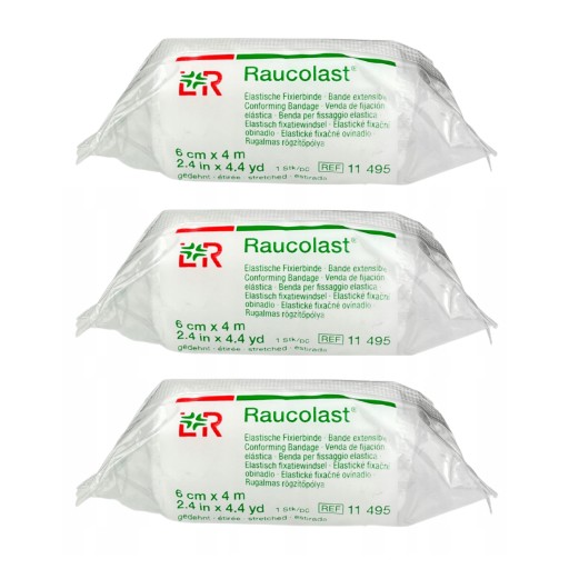 Elastický podporný obväz 6cm x 4m Raucolast