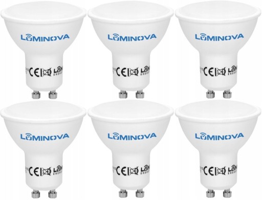 GU10 LED žiarovka 5W 450lm=50W neutrálne svetlo 4000K 120° CCD CRI>80