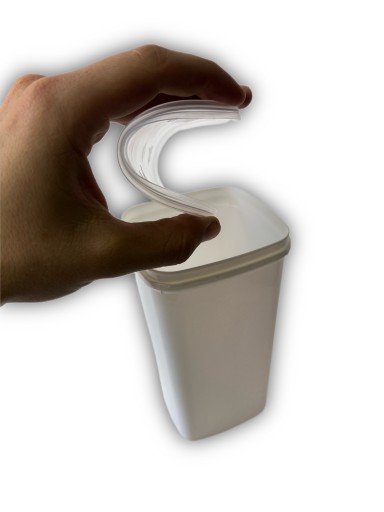 Maliarsky hrnček na farby, laky a živice s vrchnákom, 1000 ml COLAD