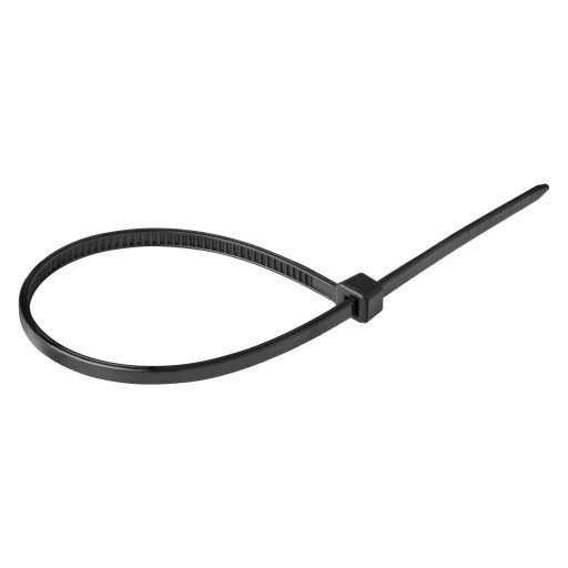 Sťahovacie pásky Sťahovacie pásky 3,5 x 200 mm UV odolné čierne 100 ks.