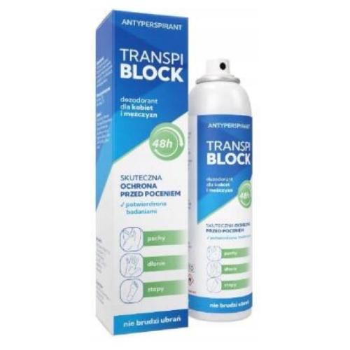 Transpiblock Antiperspirant pre ženy a mužov 48h, 150ml