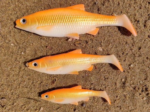 Savage Gear LB ROACH 10cm Zlatá rybka kopyto na zubáče a šťuky