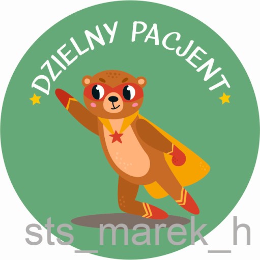 Motivačné nálepky odvážny pacient VEĽKÉ 5 cm pre chlapcov HEROES 100 ks.