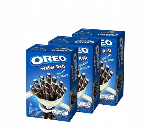 Oreo Wafer Roll Vanilka s vanilkovým krémom 54 g