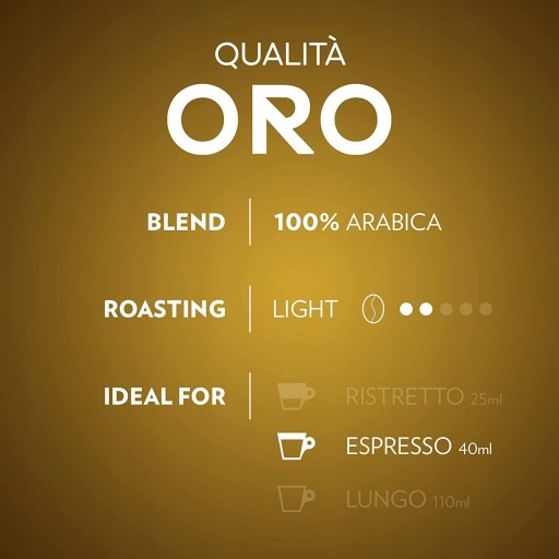 NESPRESSO LAVAZZA Qualita Oro 100% Arb kapsuly 10