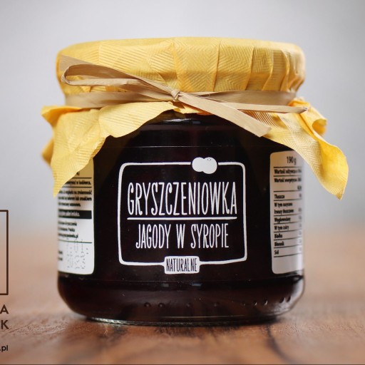 Čučoriedky v sirupe 190 g Gryszczeniówka