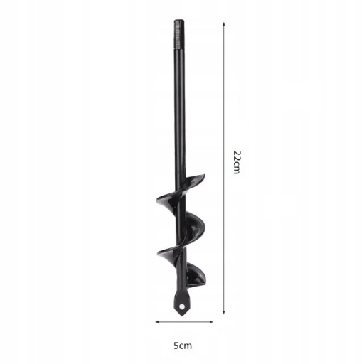 VRTÁK ŠNEKOVÝ VŔTAČ NA VÝSADBU ZEMNEJ PÔDY 5 CM 22 CM 5/22