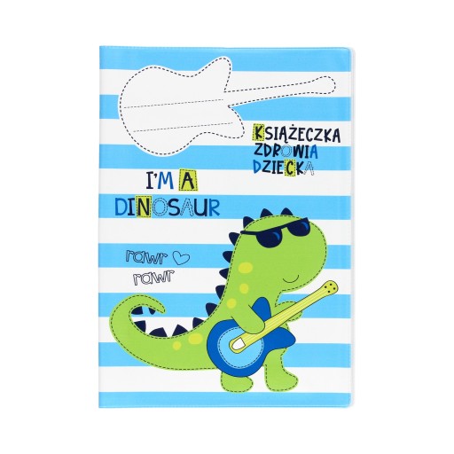 Obal na detskú zdravotnú knižku DINOSAUR