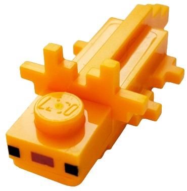 LEGO Minecraft figúrka Axolotl baňa axolotl 01