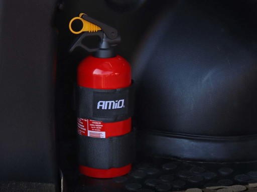 Držiak na suchý zips na hasiaci prístroj do auta, 2 kusy