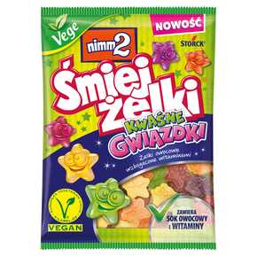 NIMM2 JELLIES SMIEJŻELKI SOUR STARS 90G
