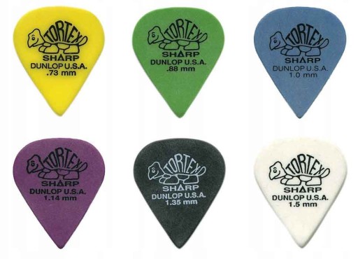 Trsátko na gitaru Dunlop Tortex Sharp 0,73