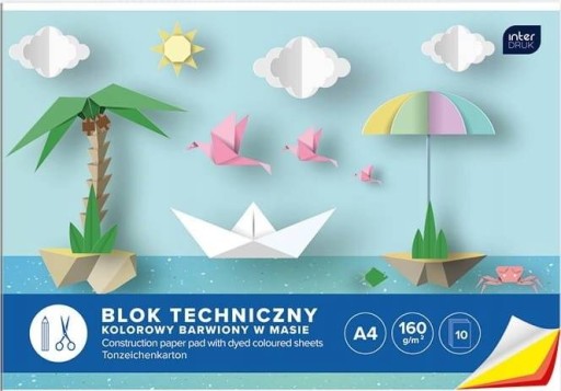 INTERDRUK Farebný technický blok A3/10k