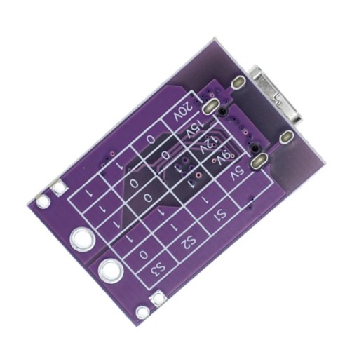 Testovací modul rýchleho nabíjania QC/PD USB-C 5V, 9V, 12V, 15V, 20V